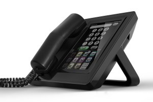User interface of the Clarity Ensemble Amplified Captioning Phone