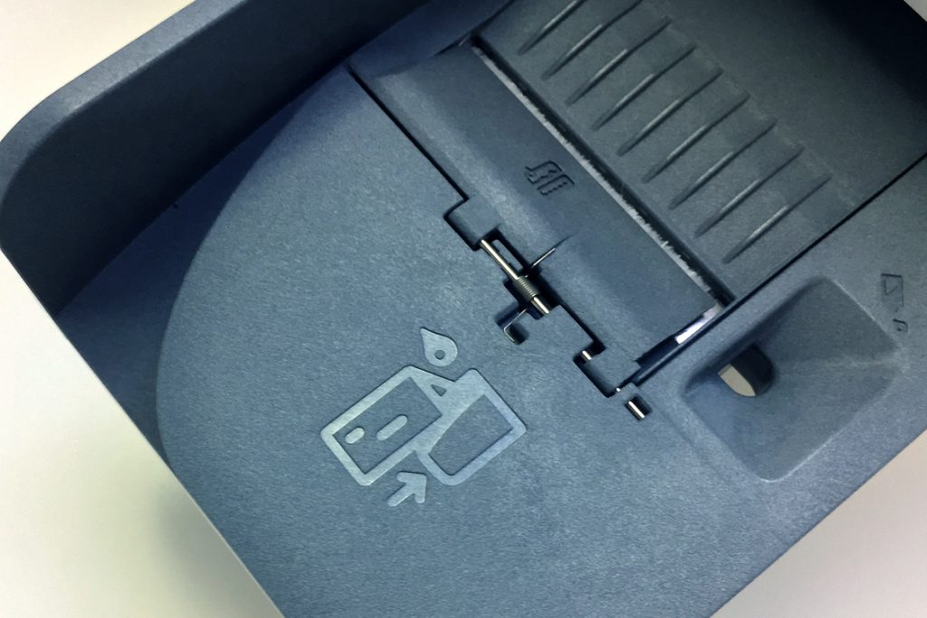 product design detail of Sendpro C-Series product design detail of Pitney Bowes Sendpro C-Series